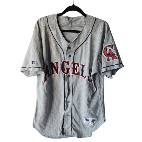 Vintage Russell Athletic MLB California Angels Batting Practice Jersey #23 S46